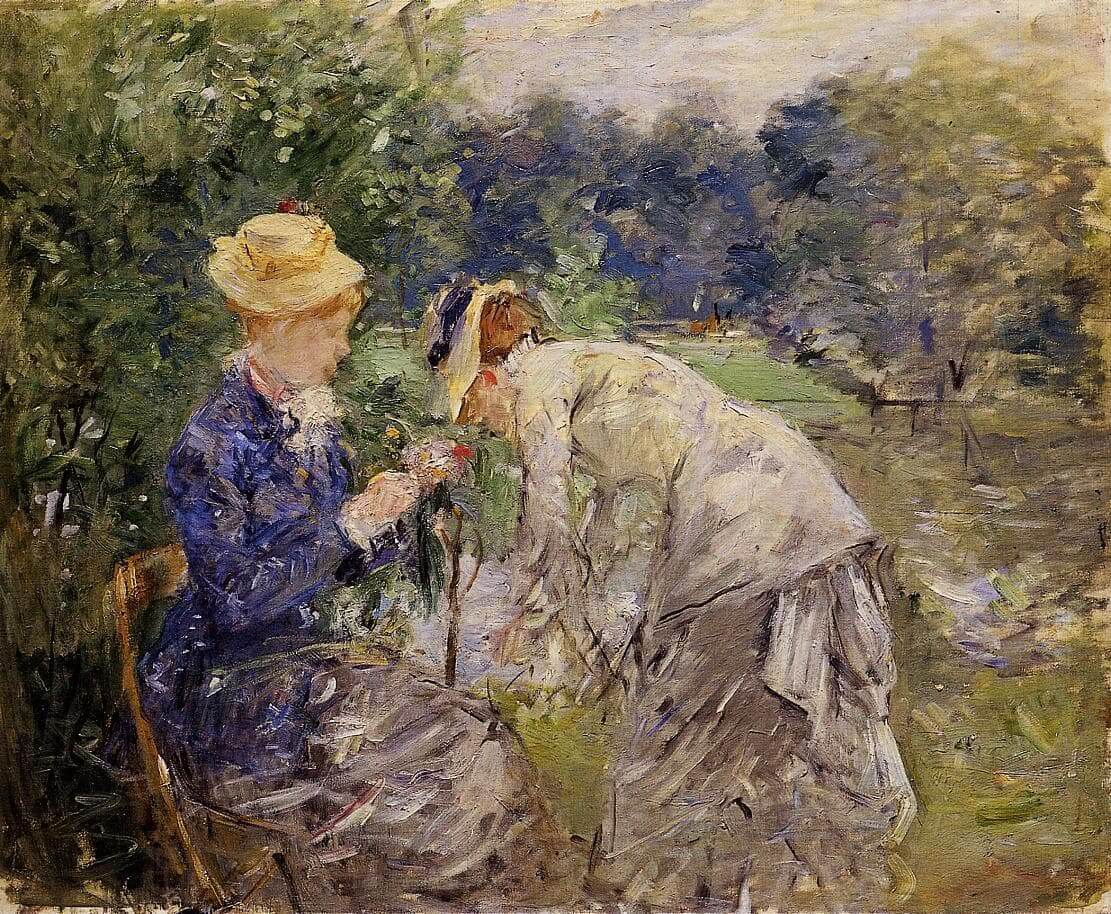 Porte « In het Bois de Boulognee » Berthe Morisot